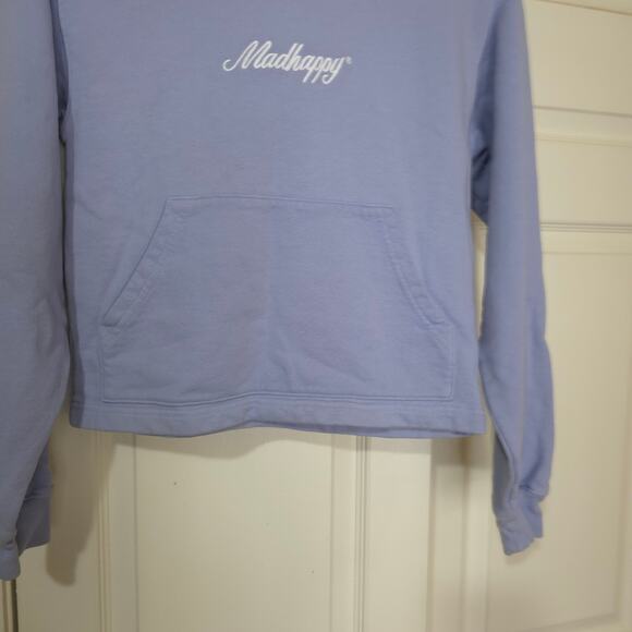 Madhappy Classic Cotton Hoodie in Lilac / Lavender Size XS - Picture 3 of 6